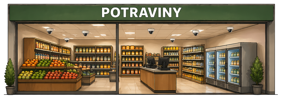 Malá predajňa - vizual predajne