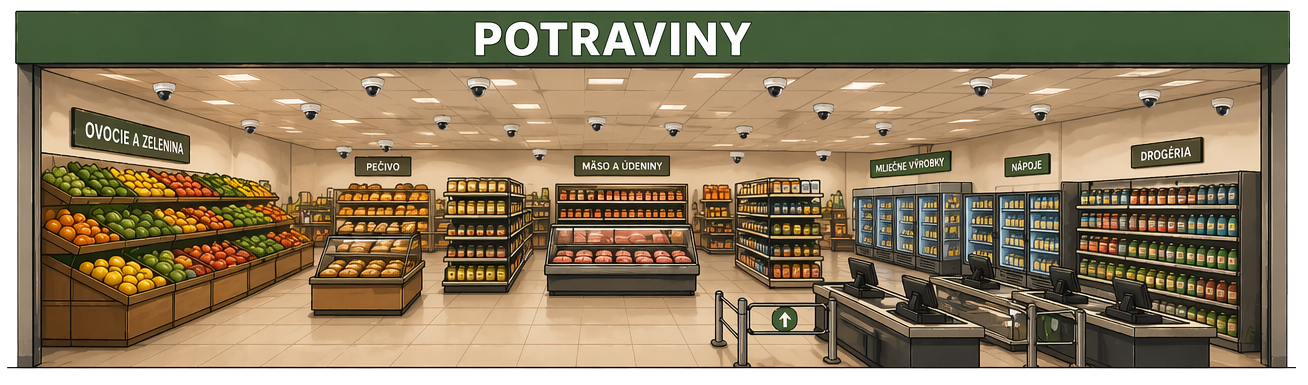Veľká predajňa - vizual predajne